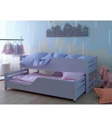 Выкатная двухъярусная детская кровать Ависанна
