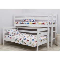 Выкатная двухъярусная детская кровать Вирсавия-3